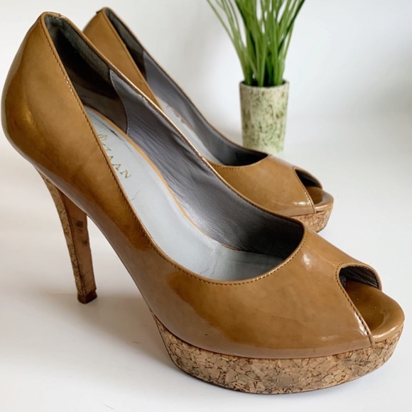 Cole Haan Peeptoe 5” Pumps - Picture 1 of 4